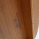 Vintage Danish oval extendable dining table solid teak 1960s