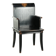 Chaise en bois noir / chaise d'appoint de style chinois