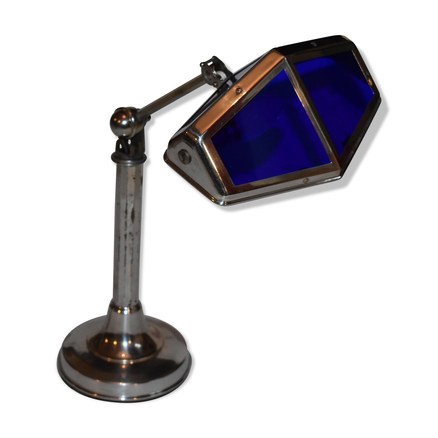 Pirouett blue  lamp 1930