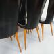 Set of 6 vintage Baumann Essor chairs in beech wood and skai