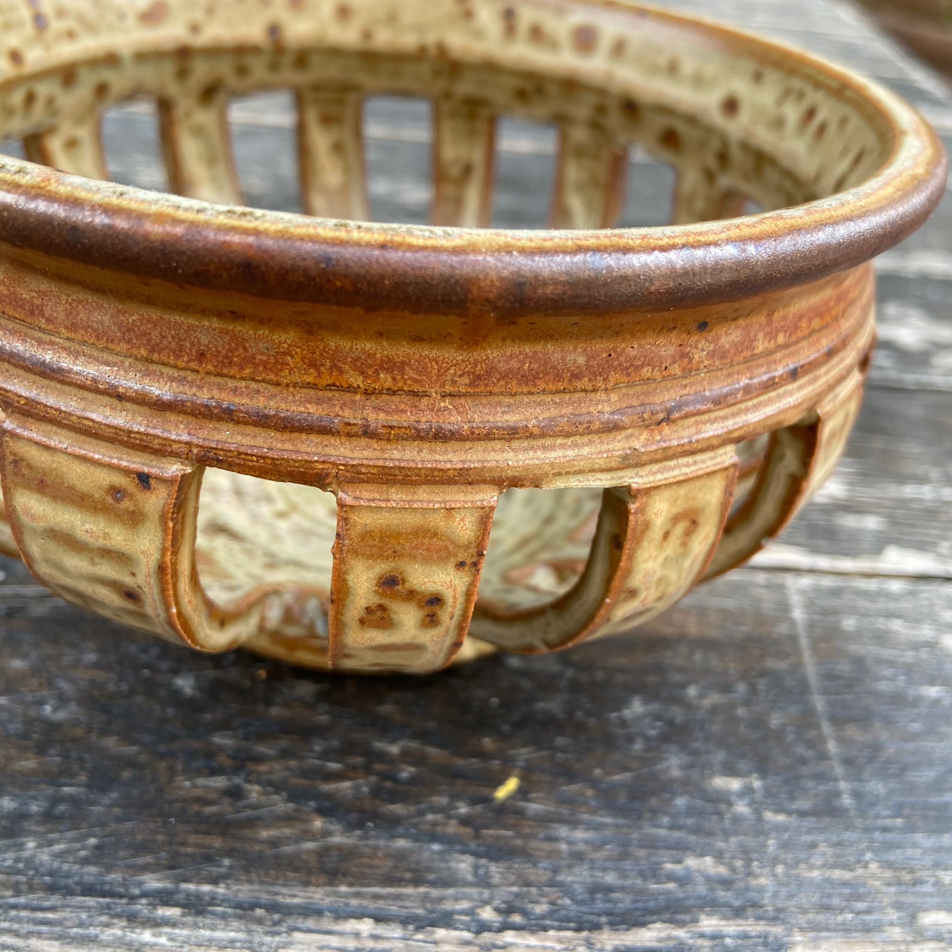 Pyrite sandstone cup-candle holder or empty pocket-year 70