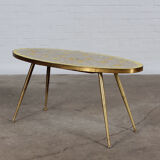 Deutscher 1950er Mosaiktisch Coffee table Vintage design MCM