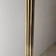 Lumiere brass floor lamp with glass uplighter France 1980s