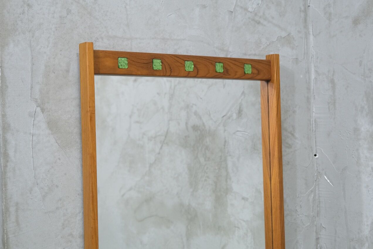 Mid-century swedish teak wall mirror from Fröseke ab, 1960s