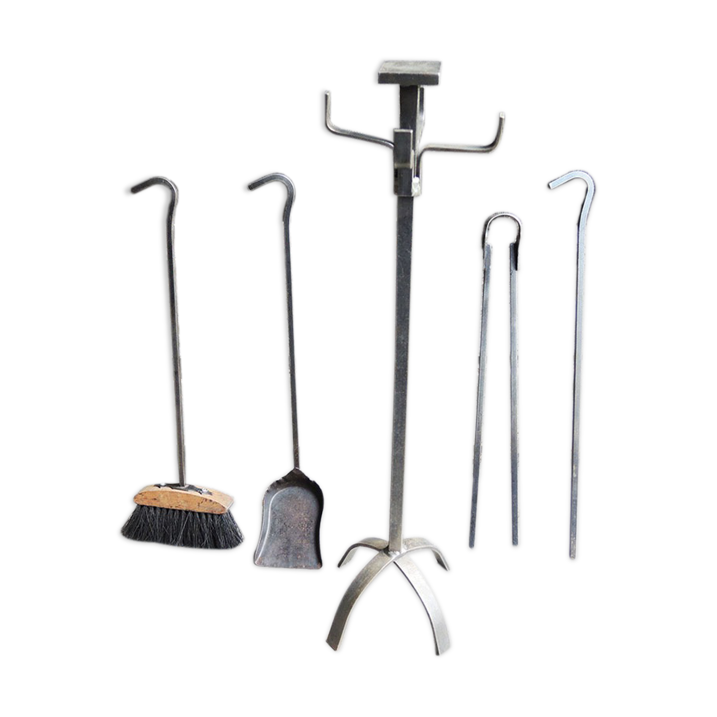 Outils de cheminée en acier inoxydable 4 pcs