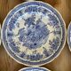 Lit de 9 assiettes plates Luneville The Cottage