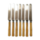 Lot de 7 couteaux lame en acier