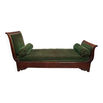 Meridian / chaise longue in mahogany – 19th century