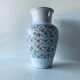 Colorful vase in enamelled terracotta