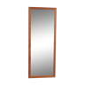 Scandinavian mirror in light teak