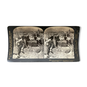 Photographie ancienne stereo, stereograph,