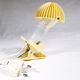 Mushroom lamp with clip