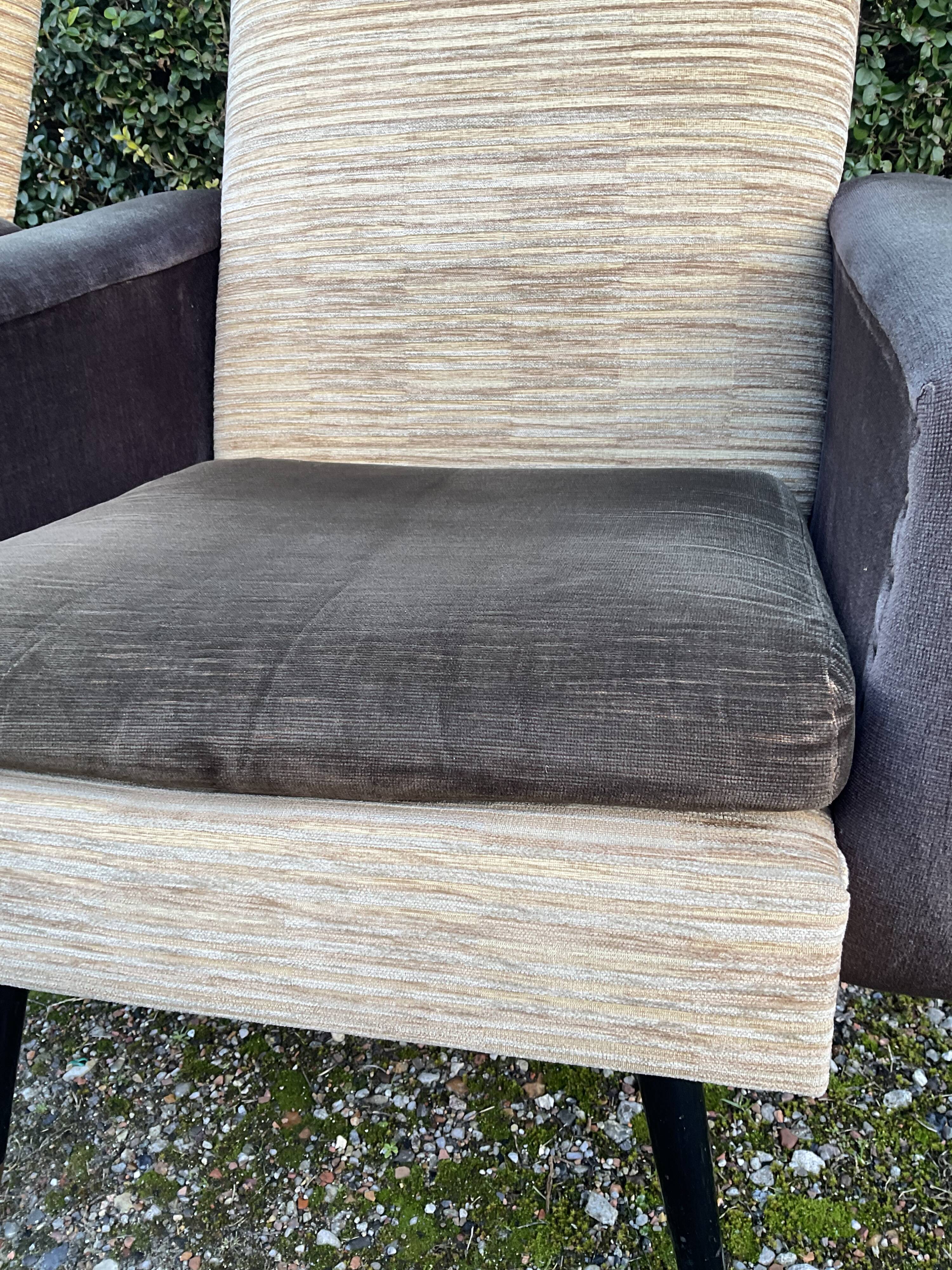 Paire de fauteuils vintage des années 50-60