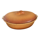 Enamelled ceramic terrine cocotte