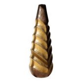 Vase africain en bois fait main.