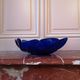 Beautiful large vintage cobalt blue glass bowl