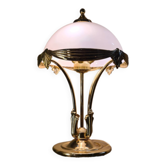 Large deluxe living room brass lamp