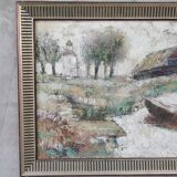Vladimir Jurpalov, Russian Modern Painting, Oil on Canvas, 1995, Framed.