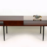 Glass top coffee table, 1970s