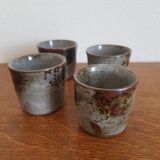 Set of 4 ceramic shells