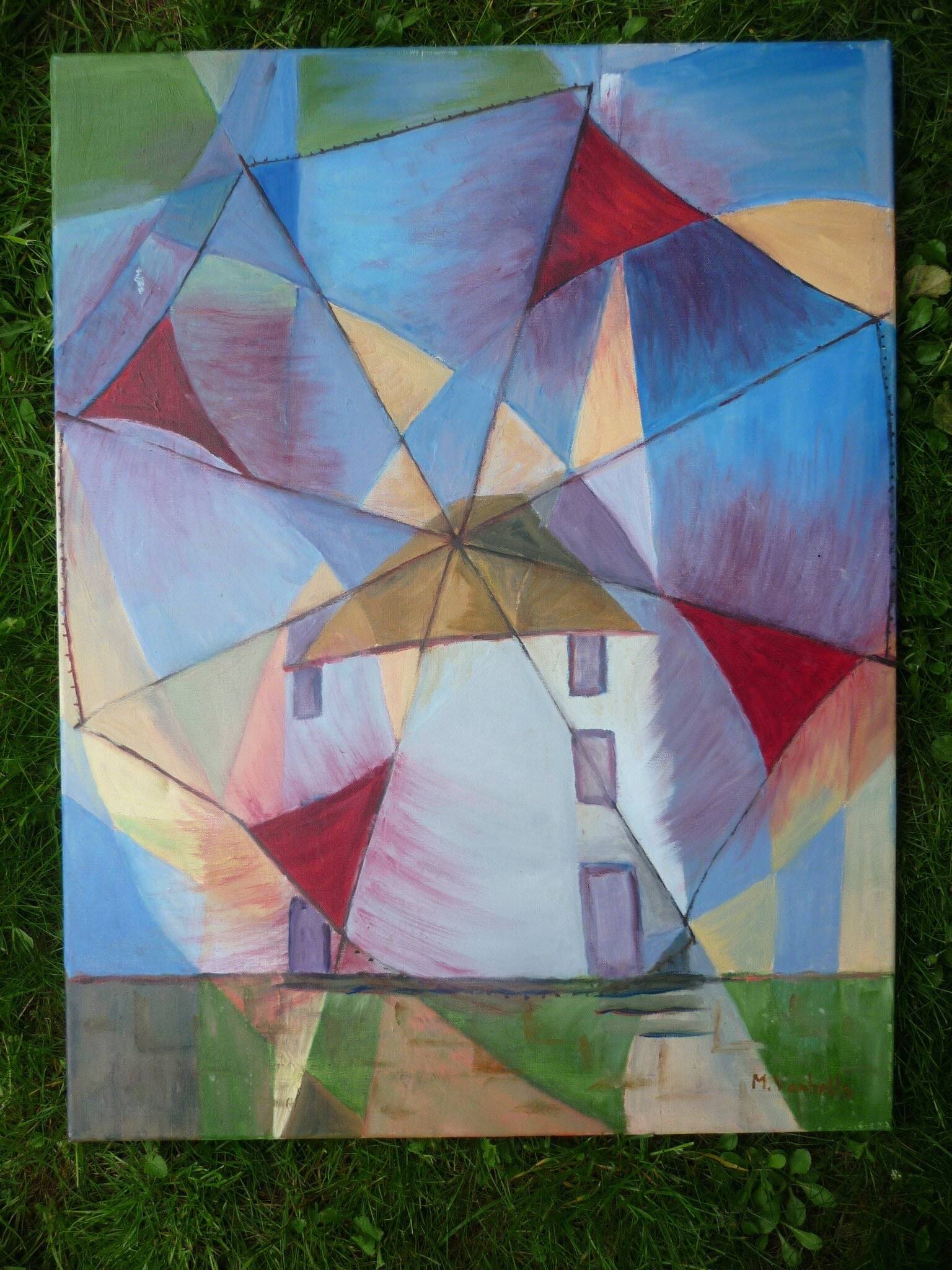 Windmill 65x50 by M. Vanbelle