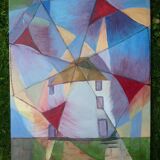 Windmill 65x50 by M. Vanbelle