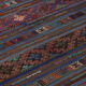 Anatolian handmade kilim rug 266 cm x 186 cm