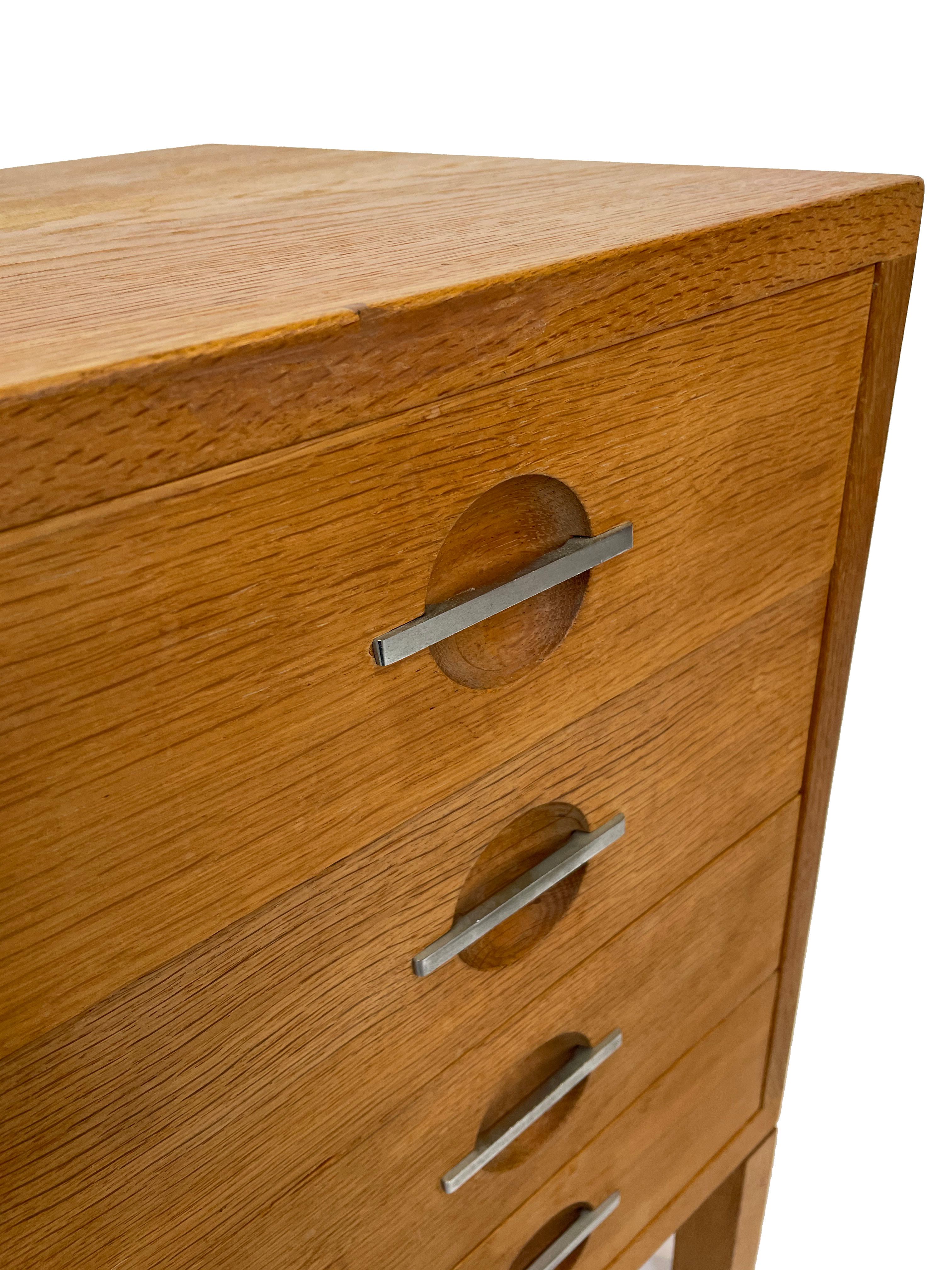 Hans J Wegner oak chest of drawers for RY Møbler, Denmark 60