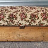Authentic old fireplace bench chest bench in very good condition
