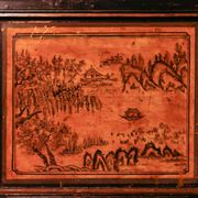 Antique Chinese sideboard 3 doors + 3 drawers