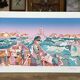 Lithograph by Charles Lapicque (1898-1988) - Maneuvers in the harbour of Brest