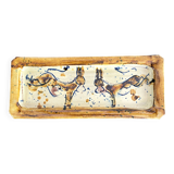 Ceramic cake dish, donkey decor, vintage crafts