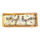 Ceramic cake dish, donkey decor, vintage crafts