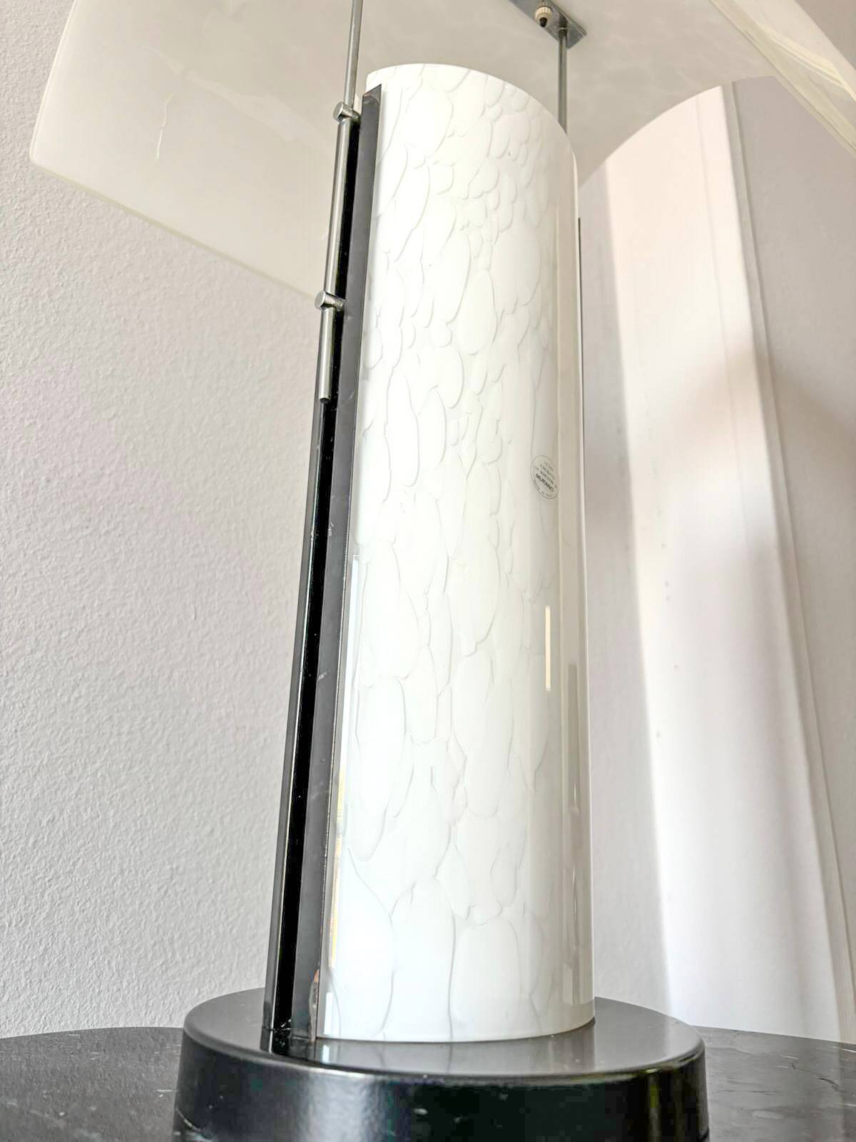 Lampada in Vetro di Murano Firmata Zonca, Italia 1980s, ottimo stato di conservazione.