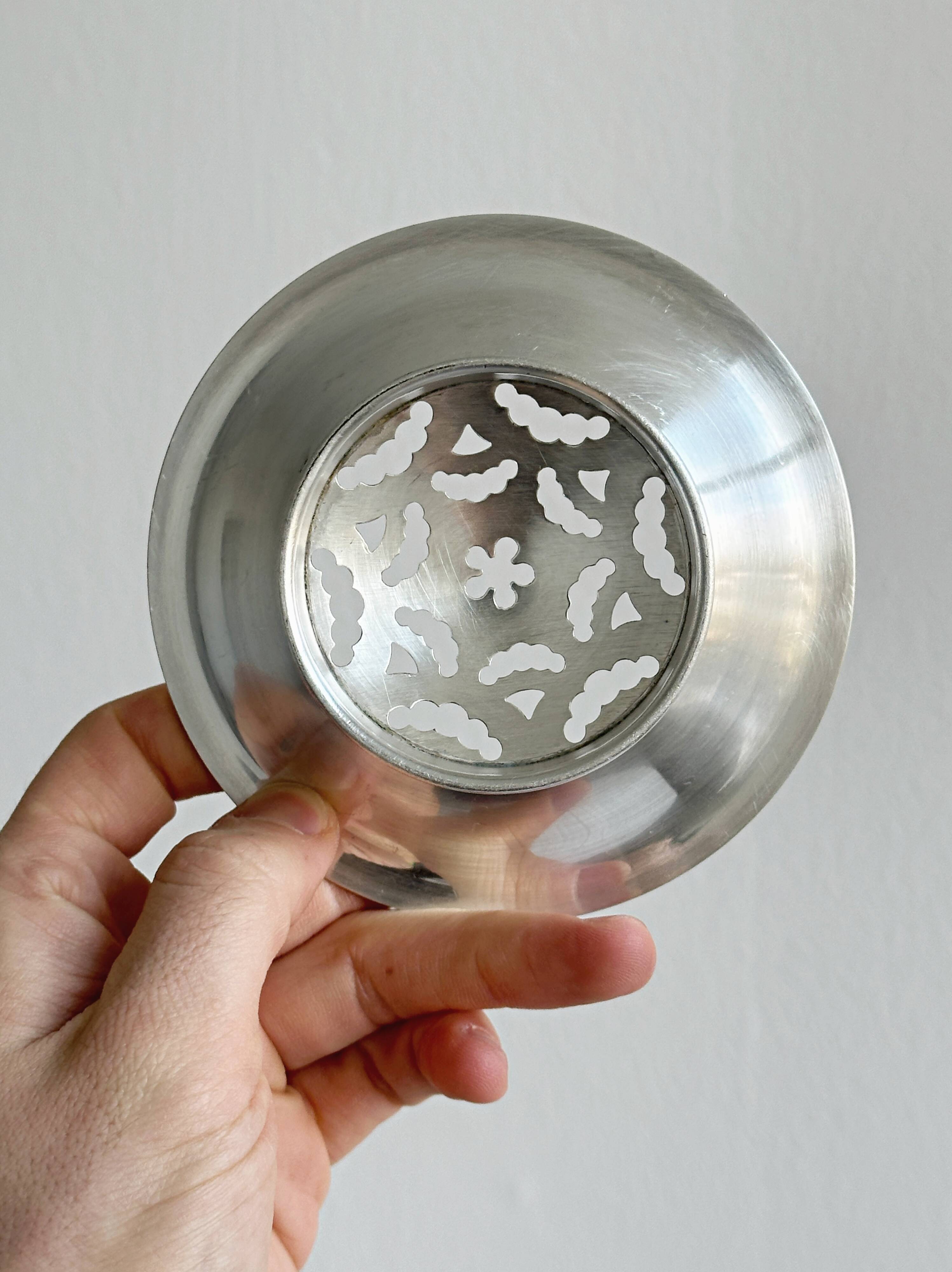 Silver-plated metal butter dish Coquillor