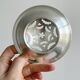 Silver-plated metal butter dish Coquillor
