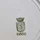 4 vintage deep plates, ironstone Saint Amand model 6000