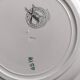 Set of 8 Moulin des Loups earthenware dinner plates, Garlands