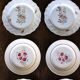 8 small paired plates Badonviller Saint Amand Rose Luzin Digoin Sarreg
