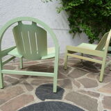 Pair of baumann argos model armchairs