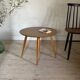 Table basse ronde pied compas