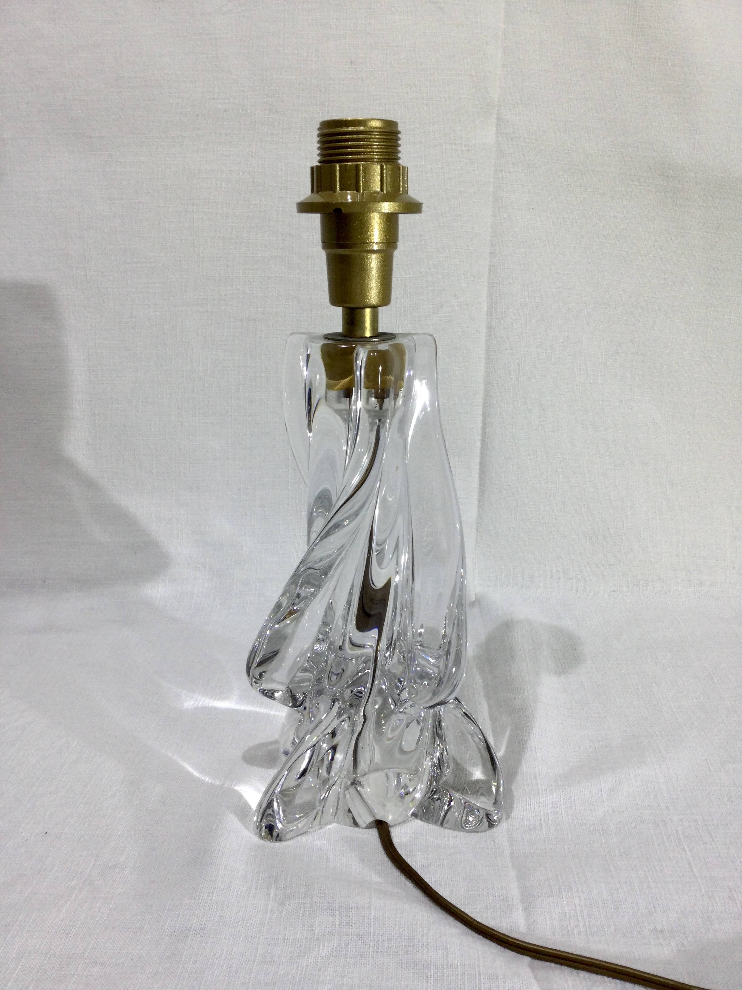 Sèvres crystal lamp base