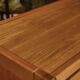 Elm wood sideboard in the style of Maison Regain, 1960s