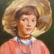 Portrait d'une jeune fille.