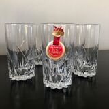 6 verres à eau en cristal ancien