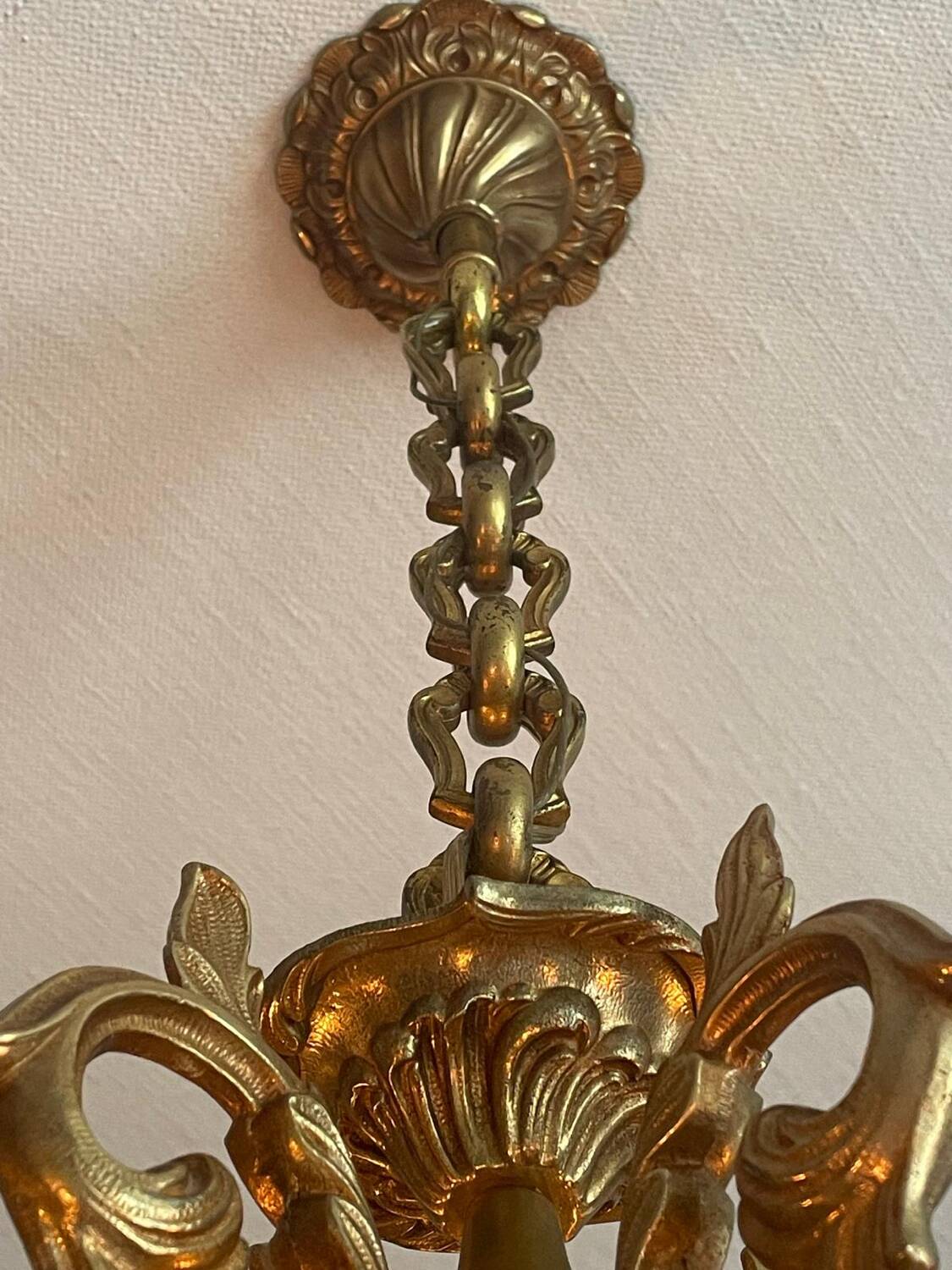 Lustre bronze 8 branches