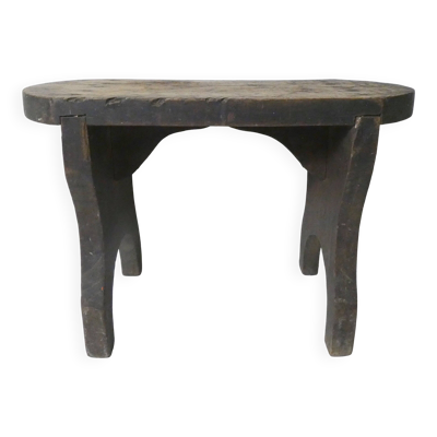 ancien petit banc en bois vintage