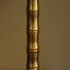 "Faux Bamboo" table lamp in patinated brass from the 1960s.