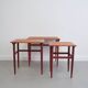 Tables gigognes en teck vintage x3