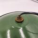 2 enameled sheet metal pendant lights